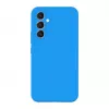 Capa de silicone Premium Soft Touch Evelatus para Samsung Galaxy A54 azul