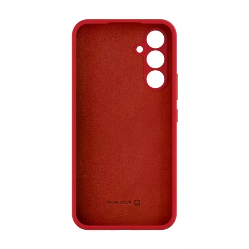 Capa de silicone Premium Soft Touch Evelatus para Samsung Galaxy A54 vermelho
