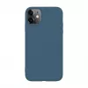 Capa de silicone Nano iLike para Apple iPhone 11 azul meia-noite