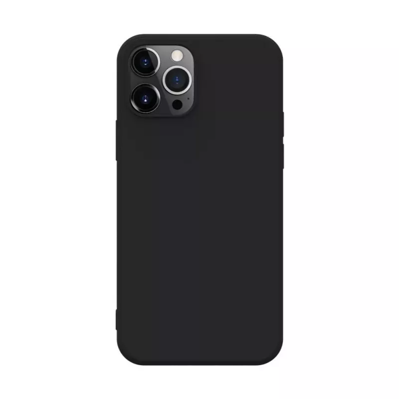 Capa de silicone Nano iLike para Apple iPhone 12 Pro Max preto