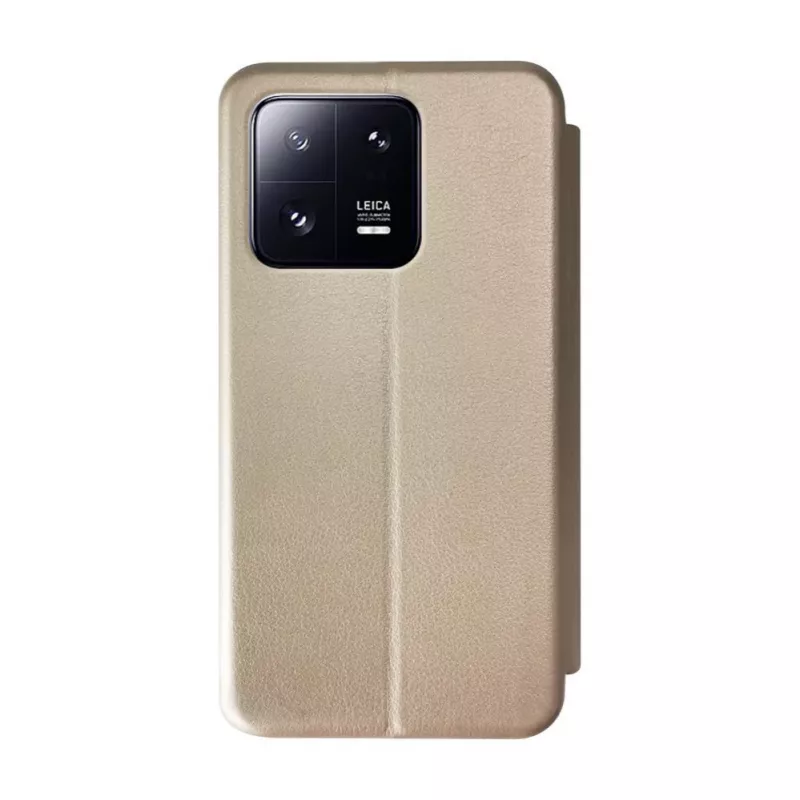 Capa tipo livro iLike para Xiaomi Mi 13 Pro dourado