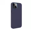 Capa de silicone Premium MagSafe Soft Touch Evelatus para Apple iPhone 13 azul