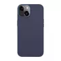 Capa de silicone Premium MagSafe Soft Touch Evelatus para Apple iPhone 13 azul