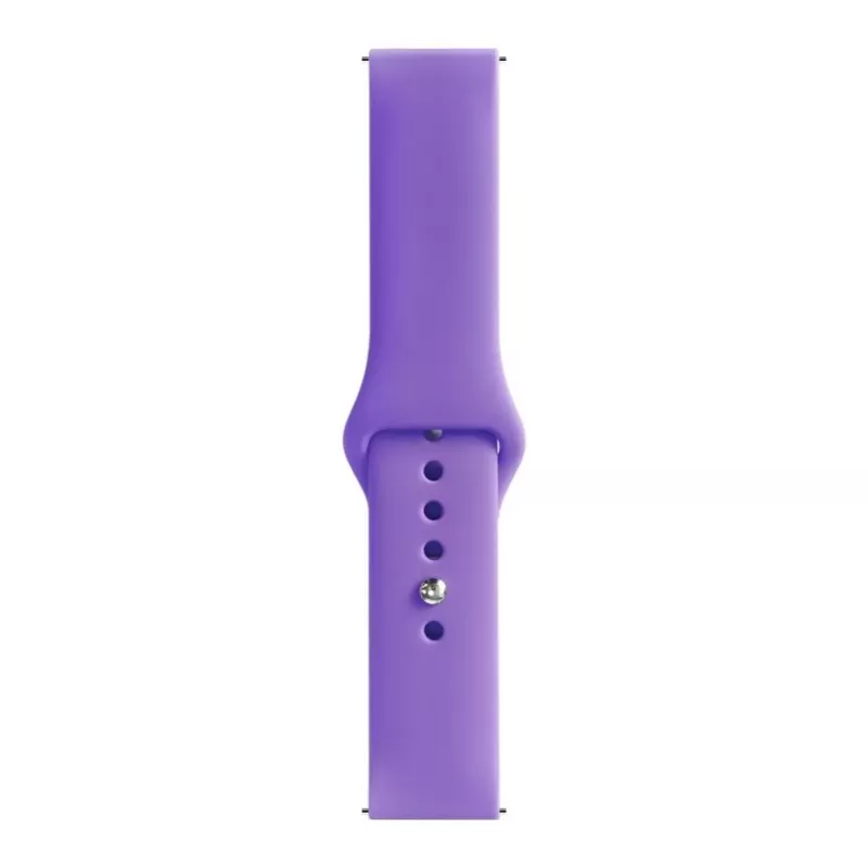 Evelatus 20mm Silikon-Loop-Uhrenarmband (S/M 110mm) Tiefes Lila