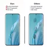 Evelatus Huawei P60 Protetor de ecrã 2.5D Full Cover vidro com cola japonesa antiestático