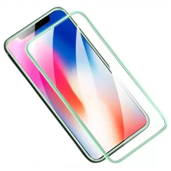 iLike Apple iPhone 14 Pro Max Protetor de ecrã 2.5D Silk Full Cover vidro com moldura luminescente