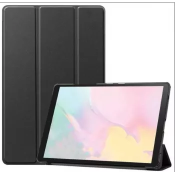Evelatus Galaxy Tab A7 10.4 (2022) Capa Tipo Folio com Interior em Imitação de Microfibra - Preto