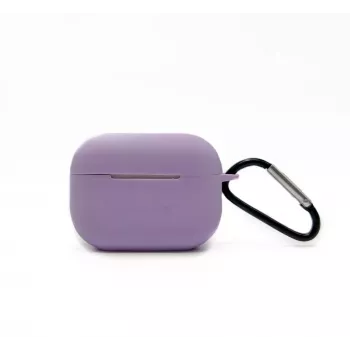 Capa de silicone Evelatus para Apple AirPods Pro 2 roxa