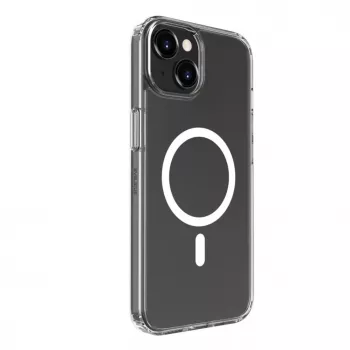 Capa transparente Evelatus com MagSafe para Apple iPhone 15 Plus transparente