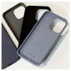 Capa de silicone Premium Soft Touch Evelatus para Apple iPhone 15 preta