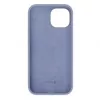 Capa de silicone Premium Soft Touch Evelatus para Apple iPhone 15 cinzento lavanda