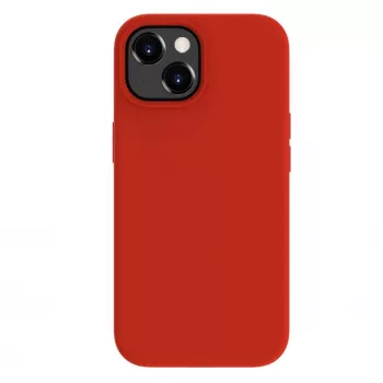 Capa de silicone Premium Soft Touch Evelatus para Apple iPhone 15 vermelha