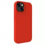 Capa de silicone Premium Soft Touch Evelatus para Apple iPhone 15 vermelha
