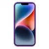 Capa de silicone Premium Soft Touch Evelatus para Apple iPhone 15 Plus roxo profundo