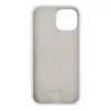 Capa de silicone Premium Soft Touch Evelatus para Apple iPhone 15 Plus branca