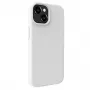 Capa de silicone Premium Soft Touch Evelatus para Apple iPhone 15 Plus branca