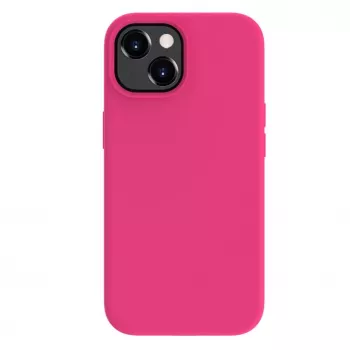Capa de silicone Premium Soft Touch Evelatus para Apple iPhone 15 Plus rosa
