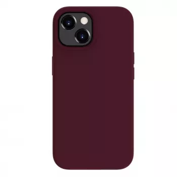 Capa de silicone Premium Soft Touch Evelatus para Apple iPhone 15 Plus preta