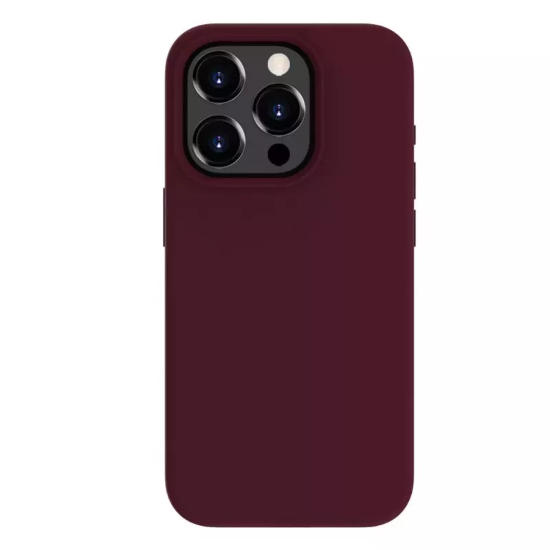 Capa de silicone Premium Soft Touch Evelatus para Apple iPhone 15 Pro azul meia-noite