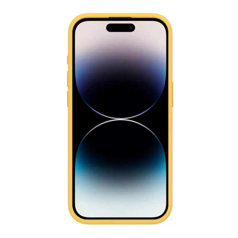 Capa de silicone Premium Soft Touch Evelatus para Apple iPhone 15 Pro dourada