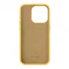 Capa de silicone Premium Soft Touch Evelatus para Apple iPhone 15 Pro dourada