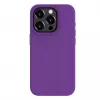 Capa de silicone Premium Soft Touch Evelatus para Apple iPhone 15 Pro Max roxo profundo