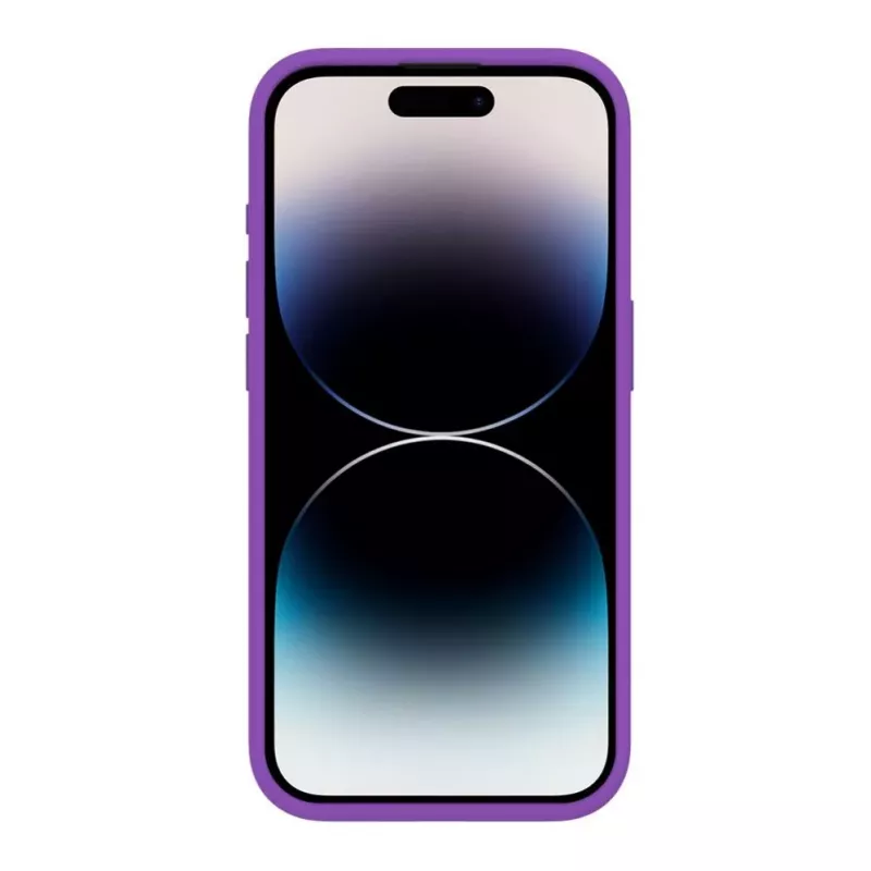 Capa de silicone Premium Soft Touch Evelatus para Apple iPhone 15 Pro Max roxo profundo