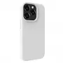 Capa de silicone Premium Soft Touch Evelatus para Apple iPhone 15 Pro Max branca