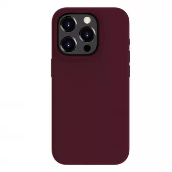 Capa de silicone Premium Soft Touch Evelatus para Apple iPhone 15 Pro Max rosa rumor