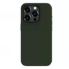 Capa de silicone Premium Soft Touch Evelatus para Apple iPhone 15 Pro Max verde-azeitona escuro