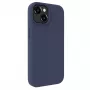 Capa de silicone Premium MagSafe Soft Touch Evelatus para Apple iPhone 15 azul meia-noite