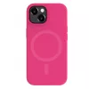 Capa de silicone Premium MagSafe Soft Touch Evelatus para Apple iPhone 15 rosa