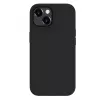Capa de silicone Premium MagSafe Soft Touch Evelatus para Apple iPhone 15 Plus preta