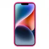 Capa de silicone Premium MagSafe Soft Touch Evelatus para Apple iPhone 15 Plus rosa