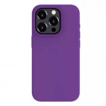 Evelatus Capa de silicone Soft Touch Premium MagSafe para Apple iPhone 15 Pro Max roxo profundo