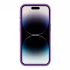 Evelatus Capa de silicone Soft Touch Premium MagSafe para Apple iPhone 15 Pro Max roxo profundo