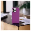 Evelatus Capa de silicone Soft Touch Premium MagSafe para Apple iPhone 15 Pro Max roxo profundo