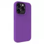 Evelatus Capa de silicone Soft Touch Premium MagSafe para Apple iPhone 15 Pro Max roxo profundo
