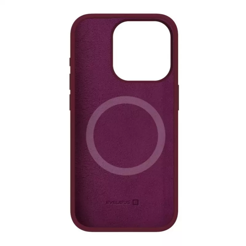 Evelatus Capa de silicone Soft Touch Premium MagSafe para Apple iPhone 15 Pro Max preta