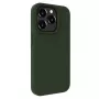 Evelatus Capa de silicone Soft Touch Premium MagSafe para Apple iPhone 15 Pro Max verde-azeitona escuro