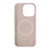 Evelatus Capa de silicone Soft Touch Premium MagSafe para Apple iPhone 15 Pro Max rosa areia