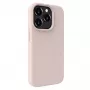 Evelatus Capa de silicone Soft Touch Premium MagSafe para Apple iPhone 15 Pro Max rosa areia