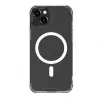Evelatus Capa à prova de choque com MagSafe para Apple iPhone 15 transparente