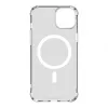 Evelatus Capa à prova de choque com MagSafe para Apple iPhone 15 transparente