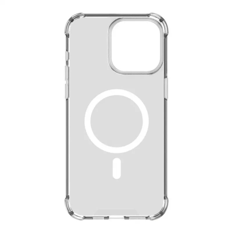 Evelatus Capa à prova de choque com MagSafe para Apple iPhone 15 Pro Max transparente