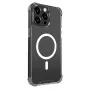 Evelatus Capa à prova de choque com MagSafe para Apple iPhone 15 Pro Max transparente
