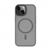 Evelatus Capa híbrida com MagSafe PC+TPU para Apple iPhone 15 prateada