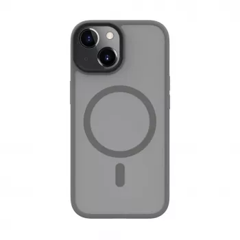 Evelatus Capa híbrida com MagSafe PC+TPU para Apple iPhone 15 prateada