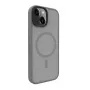 Evelatus Capa híbrida com MagSafe PC+TPU para Apple iPhone 15 prateada