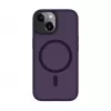 Evelatus Capa híbrida com MagSafe PC+TPU para Apple iPhone 15 roxo profundo